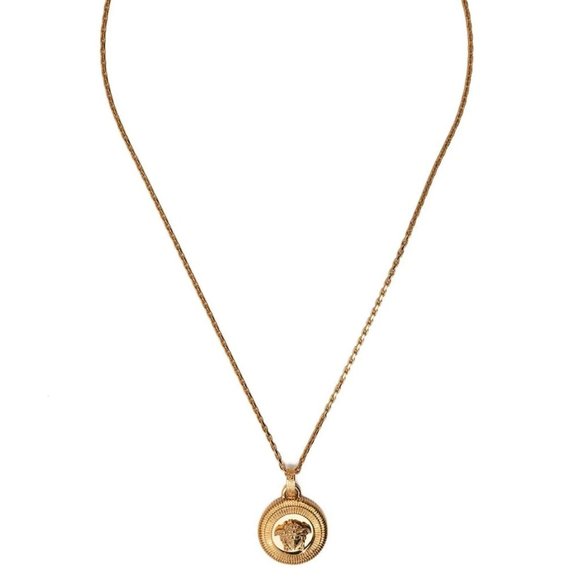 VERSACE Gold Medusa Necklace - Picture 1 of 5